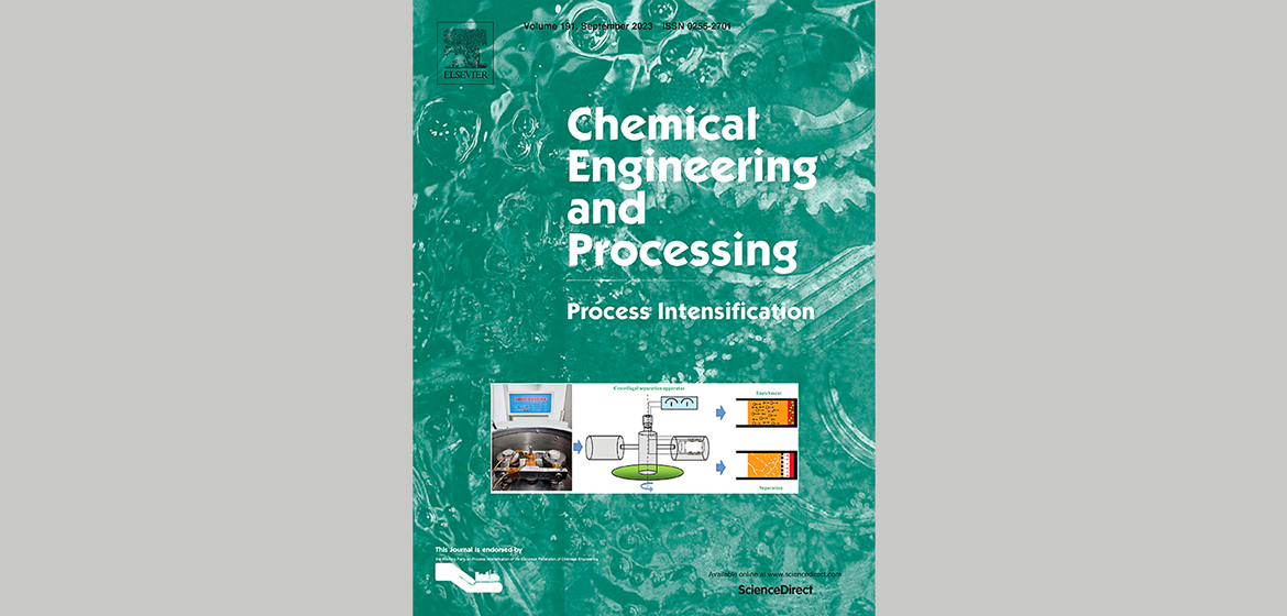 Cover Chemical Engineering and Processing - Process intensification