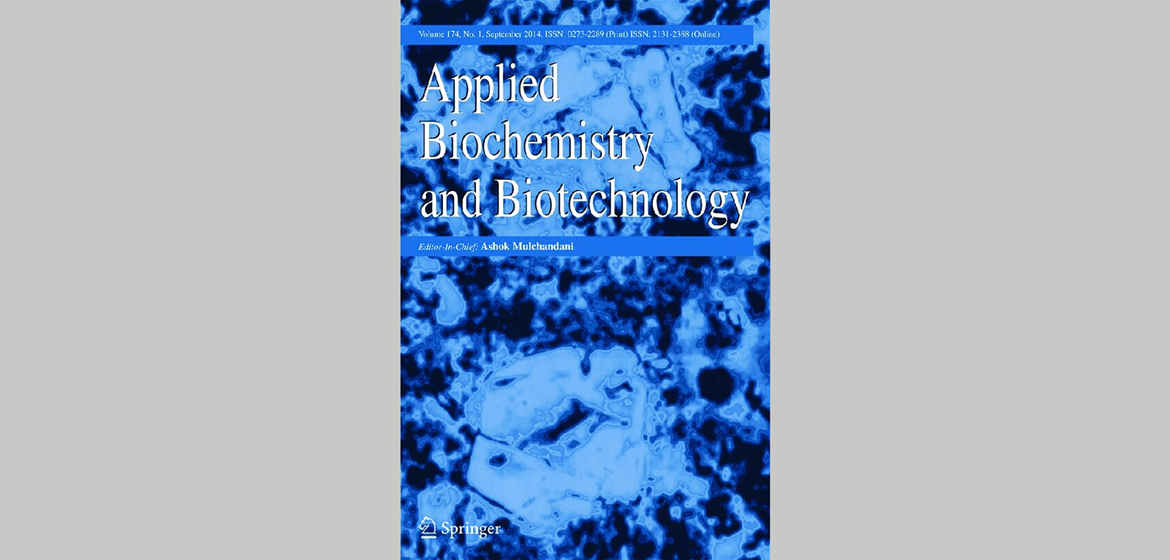 Cover: Applied Biochemistry and Biotechnology