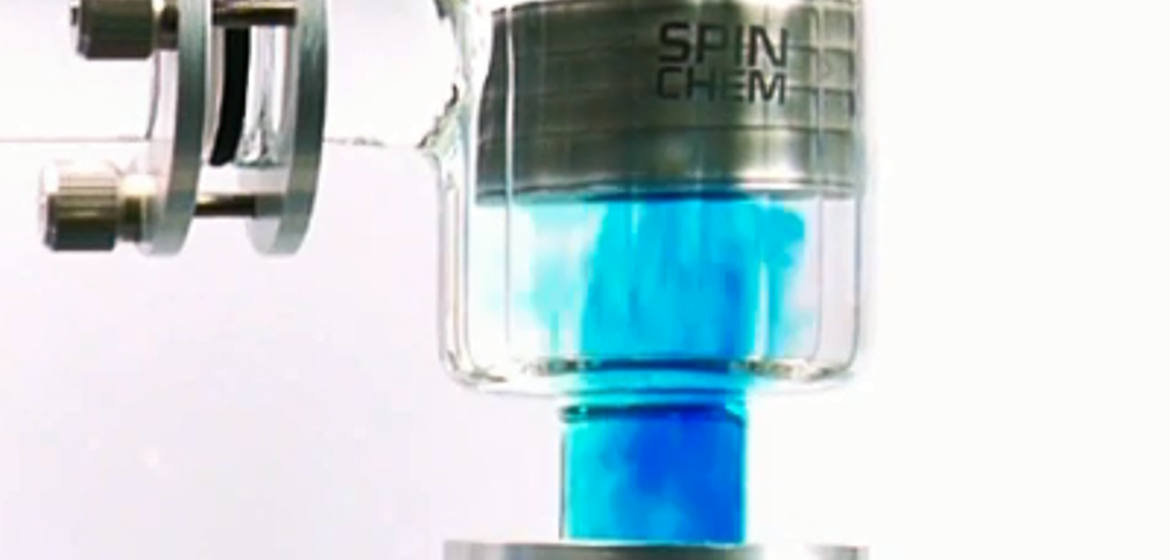 Flow rate determination in a connected system with rotating bed ...