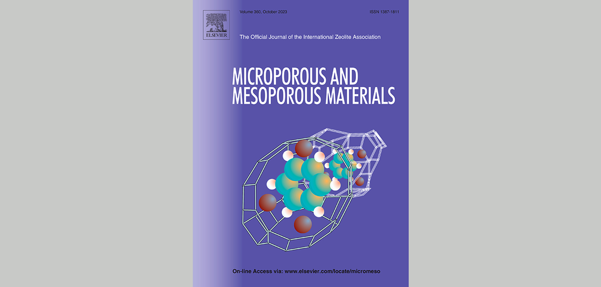 Cover Microporous Mesoporous Mater, Volume 312, 2021